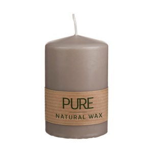 Pure, Kerze Safe, Pure - Kerze im Glas, H90DU60, Taupe