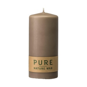 Pure, Kerze Safe, Pure - Kerze im Glas, H130DU60, Taupe
