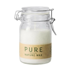 Pure, Kerze im Glas 100% Kokos Wax, Pure - Kerze im Glas, 170g, Weiss