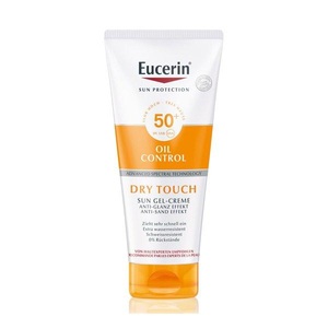 Eucerin, Eucerin SUN Sensitiv Protect Dry Touch LSF 50+ (200 ml), Eucerin Sun Body Oil Control Gel-Creme LSF50+ 200 ml