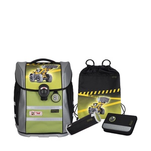 McNeill, McNeill Schulthek-Set Ergo Primero, MCNEILL Schulranzen-Set ERGO PRIMERO 9633206000 BULLDOZER 4-teilig