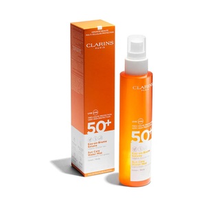 Clarins, Clarins Sun - Sun Care Water Mist SPF50+, Clarins Sonnenschutz-Wasserspray für den Körper UVA/UVB 50+ 150ml