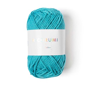 RICO Design, Rico Design Handarbeitsgarn, Rico Creative Ricorumi DK, türkis 25 g, 57.5 m, 100 % CO