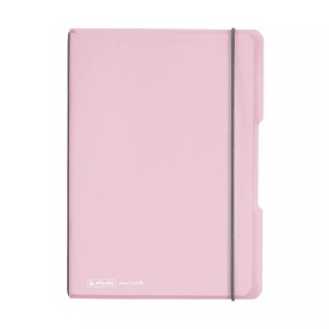 Herlitz, HERLITZ my.book flex A5 11408622 Ros&eacute; 40 Bl.kariert, Herlitz Notizbuch A5 Kariert PP (Polypropylen) Rosa
