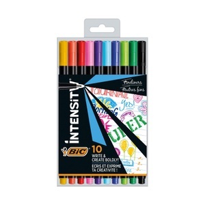 Bic, BIC Permanent-Marker Marking Intense 5, Bic Pemanent Marker Intense, 0.8mm, 968410, (5 Farben)