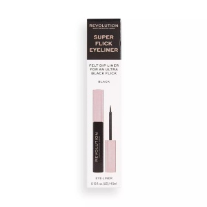 Revolution, Revolution Super Flick Eyeliner - Black, Revolution - Super Flick Eyeliner, 4.5ml, Black