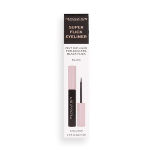 Revolution, Revolution Super Flick Eyeliner - Black, Revolution - Super Flick Eyeliner, 4.5ml, Black