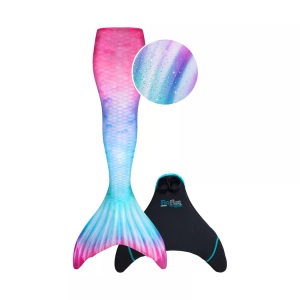 Fin Fun, Fin Fun Meerjungfrau Flosse Bronzed Emerald Adult S Rot, Fin Fun - Meerjungsfrau Mermaidens Fiji Fantasy Adult, S, Rot