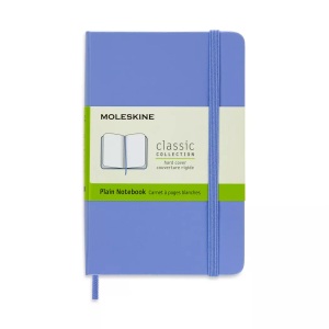 MOLESKINE, Moleskine Notizbuch Pocket/A6 Blanko, Hortensien Blau, Moleskine Notizbuch, HC, Pocket/A6, blanko, hortensienblau, 192 Seiten, 850802