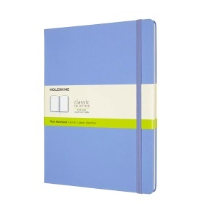 MOLESKINE, Moleskine Notizbuch Extra Large Blanko, Hortensien Blau, Moleskine Notizbuch, HC, XL, blanko, hortensienblau, 192 Seiten, 850840