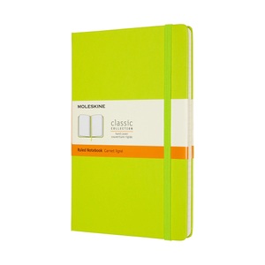 undefined, Moleskine Notizbuch Large/A5 Liniert, Limetten Grün, Moleskine Notizbuch Large/A5 Liniert, Limetten Grün