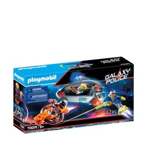 PLAYMOBIL, 70019 Galaxy Police-Glider, Konstruktionsspielzeug, 
