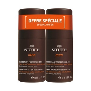 Nuxe, Nuxe Men - Déodorant Protection 24h Duo, NUXE NUXE Men DUO Déodorant Protection 24H 2 x 50ml