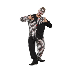 Boland, Boland Bloody Clown, Kostüm für Herren Schwarz, Boland - Bloody Clown, Kostüm für Herren, 54/56, Black