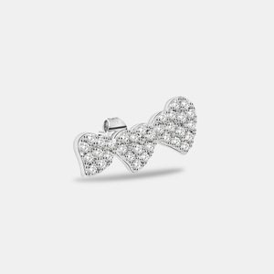 La Petite Story, La Petite Story Ohrstecker Damen Silber ONE SIZE, 