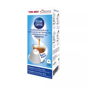 Turmix, Turmix Clean Coffee für Nespresso Maschinen Reinigungskapseln, Clean coffee für Nespresso Maschine KOENIG