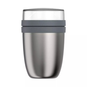 Mepal, Mepal Lunch Pot, Mepal - Thermo Lunch Box, 0.70L, Chrom
