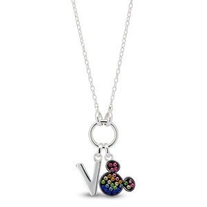 Disney, Halskette Mit Anhänger Damen Silber 38+2CM, 