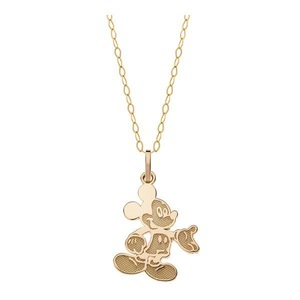 Disney, Halskette Mit Anhänger Damen Gold 38+2CM, 