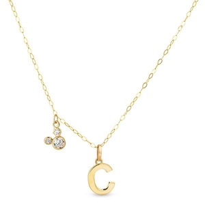 Disney, Halskette Damen Gold 38+2CM, Disney - Kinderkette, One Size, Gold