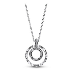 Pandora, Pandora Signature Collier mit Anhänger Damen, Pandora Signature Halsschmuck Damen