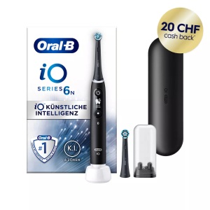 Oral-B, Oral-B iO 6 + Sensitive Zahnbürste schwarz, Oral-B iO 6 + Sensitive Zahnbürste schwarz