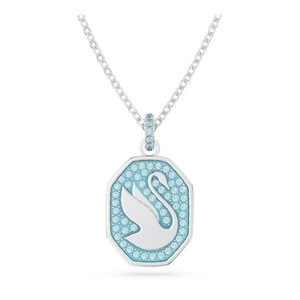 Swarovski, Halskette Damen Silberfarben 38.5CM, Swarovski Signum Halsschmuck Damen