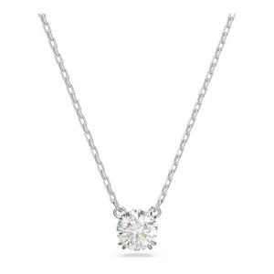 Swarovski, Halskette Damen Silberfarben ONE SIZE, Swarovski - Halskette, Stilla, One Size, Silberfarben