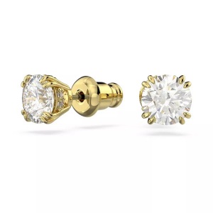Swarovski, Ohrstecker Damen Goldfarben ONE SIZE, Swarovski Simple Ohrschmuck Damen