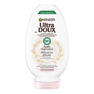 Ultra DOUX, Sanfte Hafermilch Spülung, Mit Reiscreme Und Hafermilch Damen 250ml, GARNIER Ultra DOUX Spülung sanfte Hafermilch (250ml)