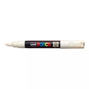 uni-ball, UNI-BALL Posca Marker 7mm PC-1M IVORY ivoire, uni-ball Posca Marker, 0.7mm, ivoire, PC-1M IVORY