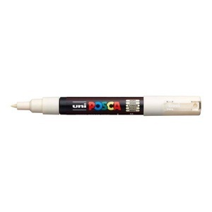 uni-ball, UNI-BALL Posca Marker 7mm PC-1M IVORY ivoire, uni-ball Posca Marker, 0.7mm, ivoire, PC-1M IVORY