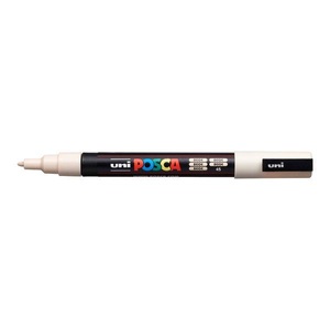 uni-ball, UNI-BALL Posca Marker 0,9-1,3mm PC-3M BEIGE beige, uni-ball Posca Marker, 0,9-1,3mm, beige, PC-3M BEIGE