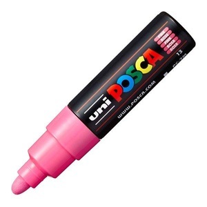 uni-ball, UNI-BALL Posca Marker 4.5-5.5mm PC-7M PINK rosa, Rundspitze, uni-ball Posca Marker, 4.5-5.5mm, rosa, Rundspitze, PC-7M PINK