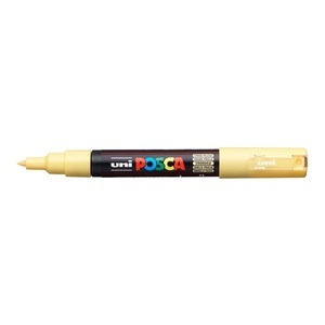 uni-ball, UNI-BALL Posca Marker 7mm PC1MSTRAWYEL jaune, uni-ball Posca Marker, 0.7mm, jaune, PC1MSTRAWYEL