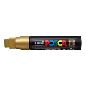 uni-ball, UNI-BALL Posca Marker 15mm PC-17K GOLD MET, gold, uni-ball Posca Marker, 15mm, MET, gold, PC17K.MET go