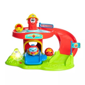 CHICCO, Chicco Lernspielzeug »Rolling Spinner Feuerwehrwache«, mit Licht und Sound, Chicco - Rolling Wheels Electronisches Activity Center, Multicolor