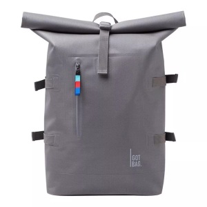 Got Bag, Rolltop Aus Meeresplastik Stone Damen Taubengrau, GOT BAG - Rucksack, 31 L, Grau