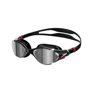 SPEEDO, Schwimmbrille Unisex Grau ONE SIZE, Speedo Biofuse 2.0 - Schwimmbrille Mirror Black / Silver One Size