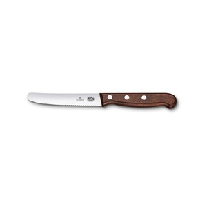 Victorinox Schweiz, Victorinox Wood Tomaten- und Tafelmesser - Braun - 11 cm - Schweiz, Victorinox Gemüsemesser »11 cm«, (1 tlg.)