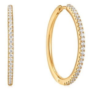 ANIA HAIE, ANIA HAIE Creolen Damen Gold 23mm, ANIA HAIE Damen Creolen GLAM ROCK