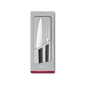 Victorinox Schweiz, Swiss Modern Tranchier-Set, 2-teilig Victorinox Schweiz (schwarz, 21 cm), Victorinox Swiss Modern Tranchier 2er Set schwarz