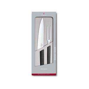 Victorinox Schweiz, Swiss Modern Tranchier-Set, 2-teilig Victorinox Schweiz (schwarz, 21 cm), Victorinox Tranchier-Set Swiss Modern 2-teilig, Schwarz