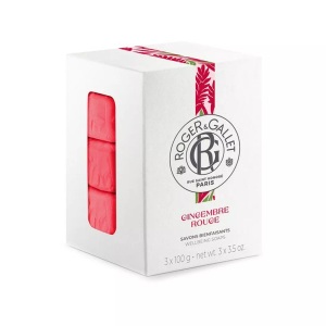 Roger & Gallet, Gingembre Rouge Box Mit 3 Wohlfühl-seifen Unisex Set, Roger & Gallet Wohltuende Seife Roter Ingember