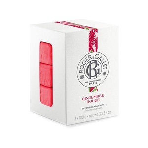 Roger & Gallet, Gingembre Rouge Box Mit 3 Wohlfühl-seifen Unisex Set, Roger & Gallet Wohltuende Seife Roter Ingember