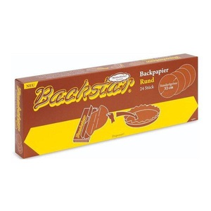 Backstar, Backstar Backpapier 32cm rund, Backstar - 32cm