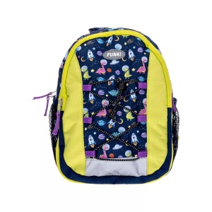 Funki, Funki Kinder-Rucksack, grün, Space Dinos, 28cm x 25cm x 11cm, 6022.021, Funki Kinderrucksack »Raumwunder«