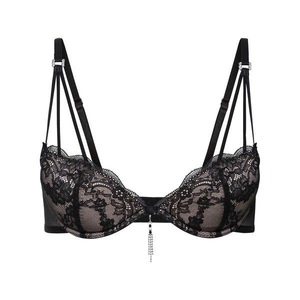 Lascana, LASCANA Push-up-BH, mit extravagantem Glitzeraccessoire, 