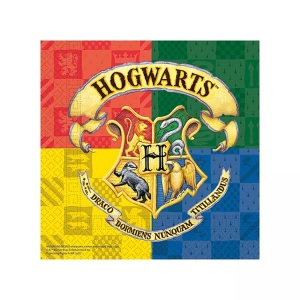Procos, 20 Harry Potter Servietten Multicolor, Amscan Papierservietten Harry Potter 20 Stück