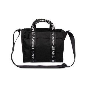 TOMMY JEANS, Shopping-bag Damen Schwarz ONE SIZE, 